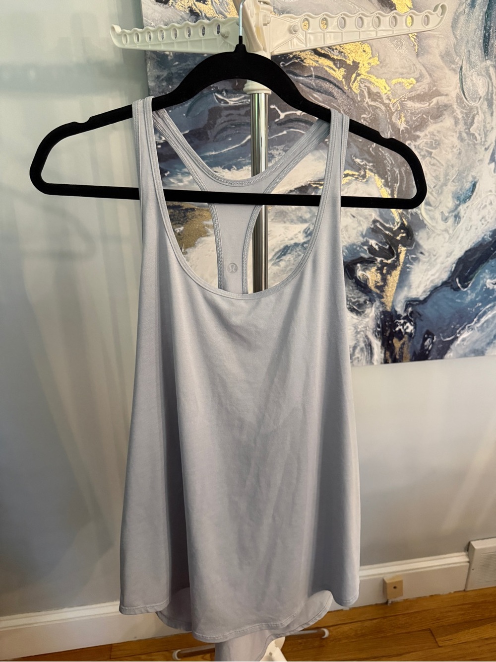 lululemon athletica Light Gray Racerback Tank